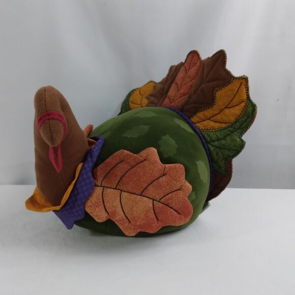 Hallmark Other - Hallmark Plush Stuffed Turkey Thanksgiving Table Decor Fall Colors